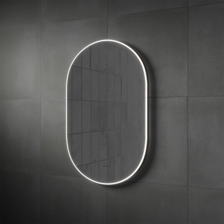 HIB Air Pill 50 LED Framed Bathroom Mirror 78737000