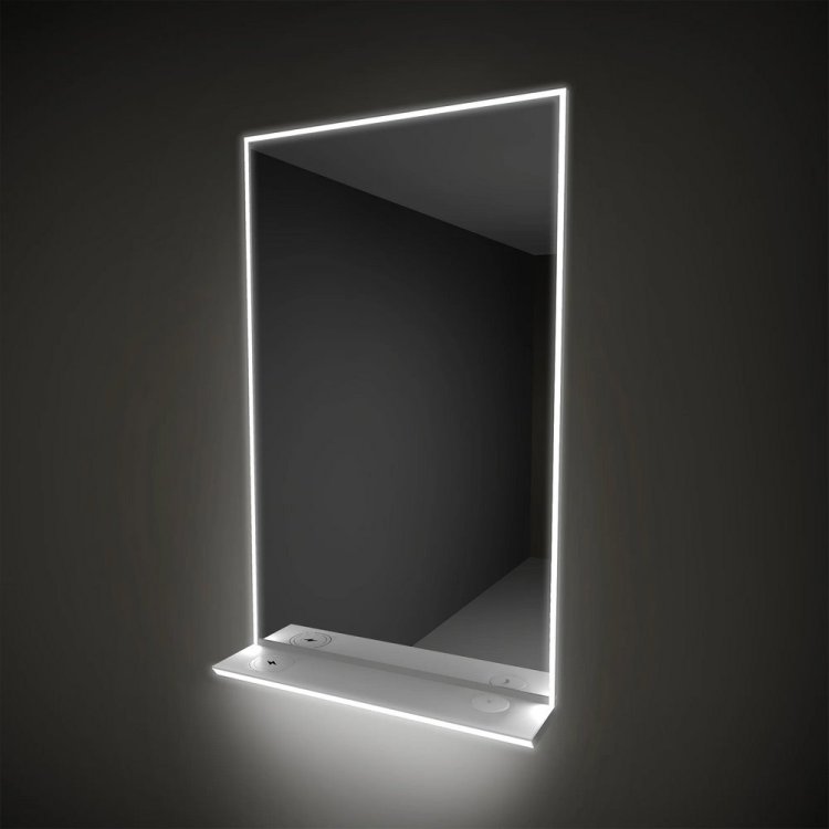 HiB Platform 50 LED Illuminated Bathroom Mirror 78734000