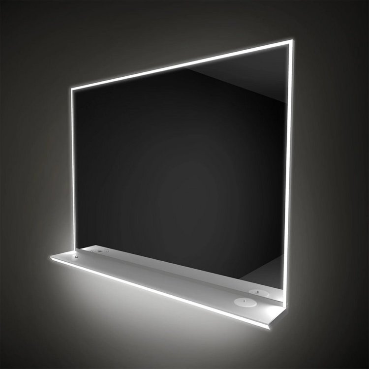 HiB Platform 80 LED Illuminated Bathroom Mirror 78736000