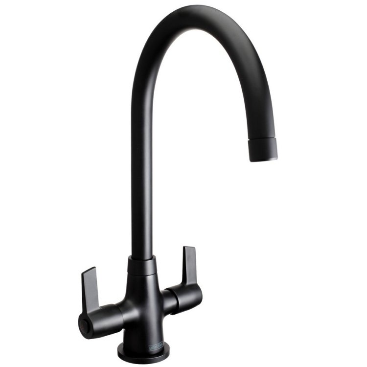 Bristan Echo Black Easy Fit Mono Sink Mixer ECSNKEFBLK