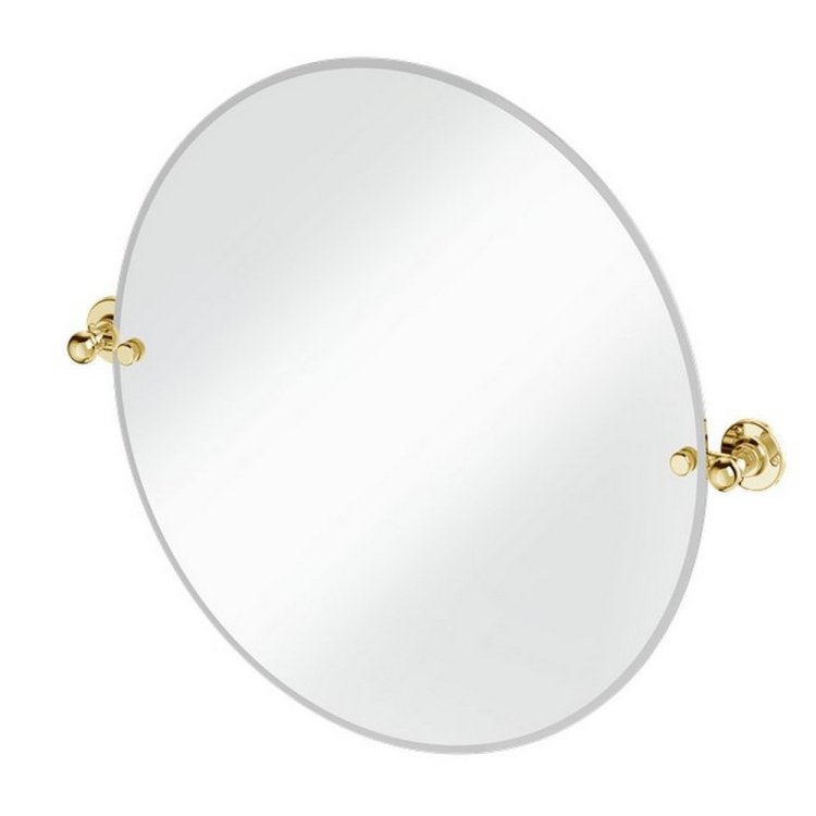 Burlington Traditional Round Mirror in Gold Burlington Traditional Round Mirror in Gold