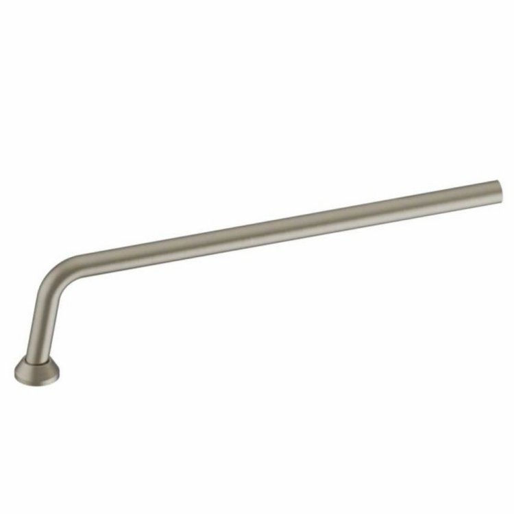 Burlington Brushed Nickel Exposed P Trap Connection Pipe W21BNKL