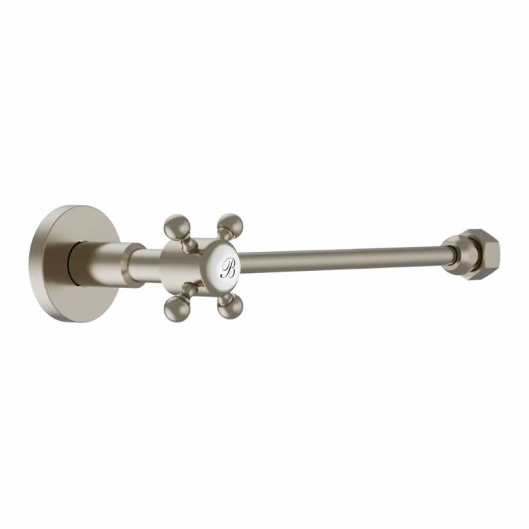 Burlington Brushed Nickel Cistern On and Off Valve W25BNKL