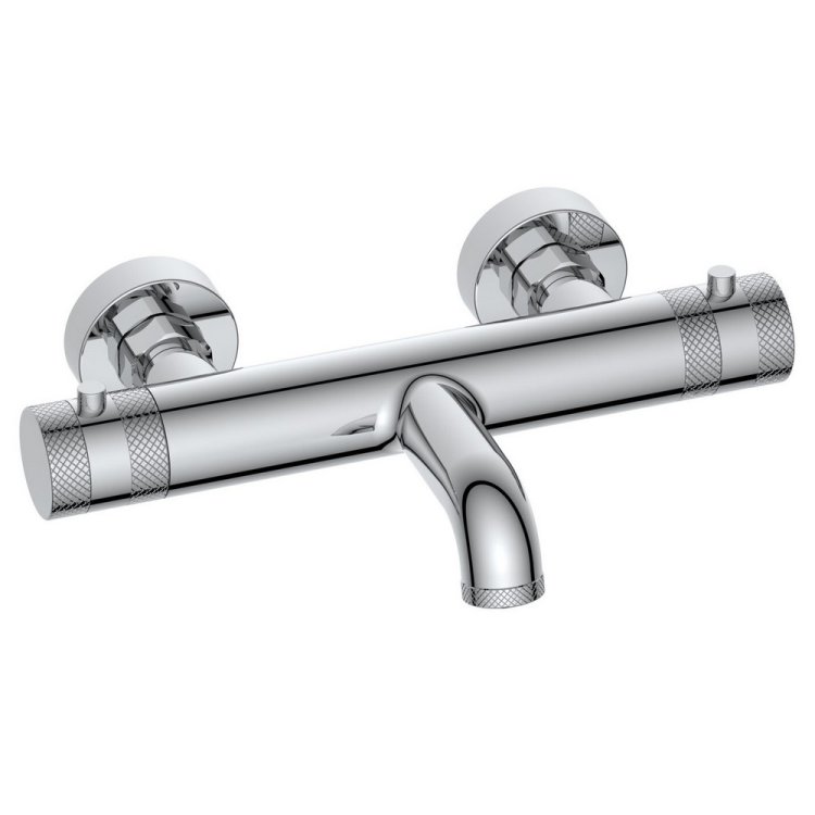 Scudo Core Chrome Wall Mounted Bath Filler NU-144