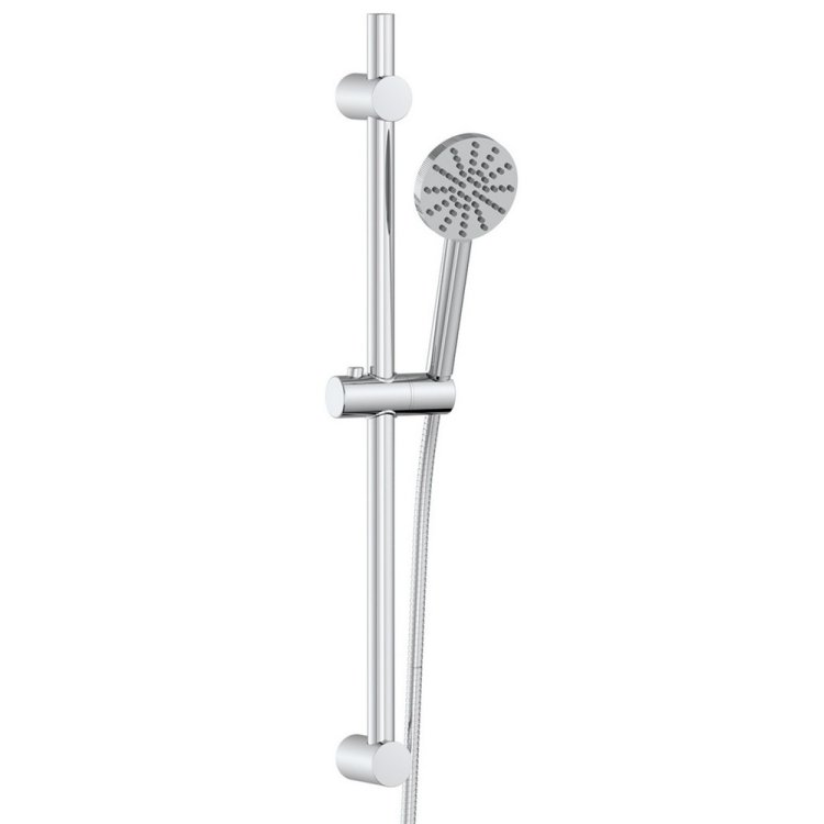 Scudo Chrome Exposed Shower Riser Rail NU-079