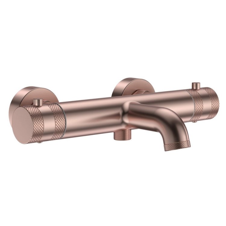 Scudo Core Brushed Bronze Wall Mounted Bath Shower Mixer NU-142 