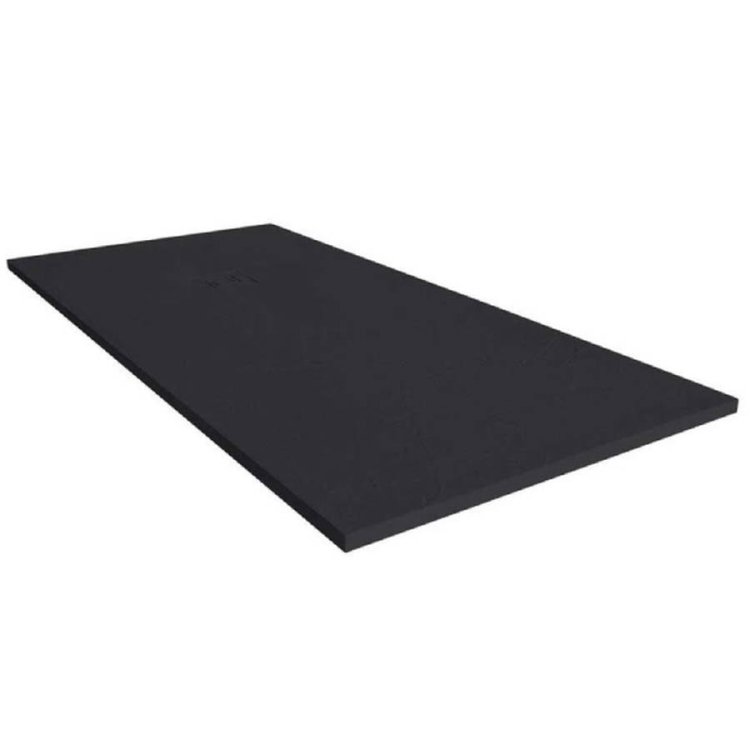 Merlyn Truestone Pure Black Slate 1700 x 900mm Rectangular Tray