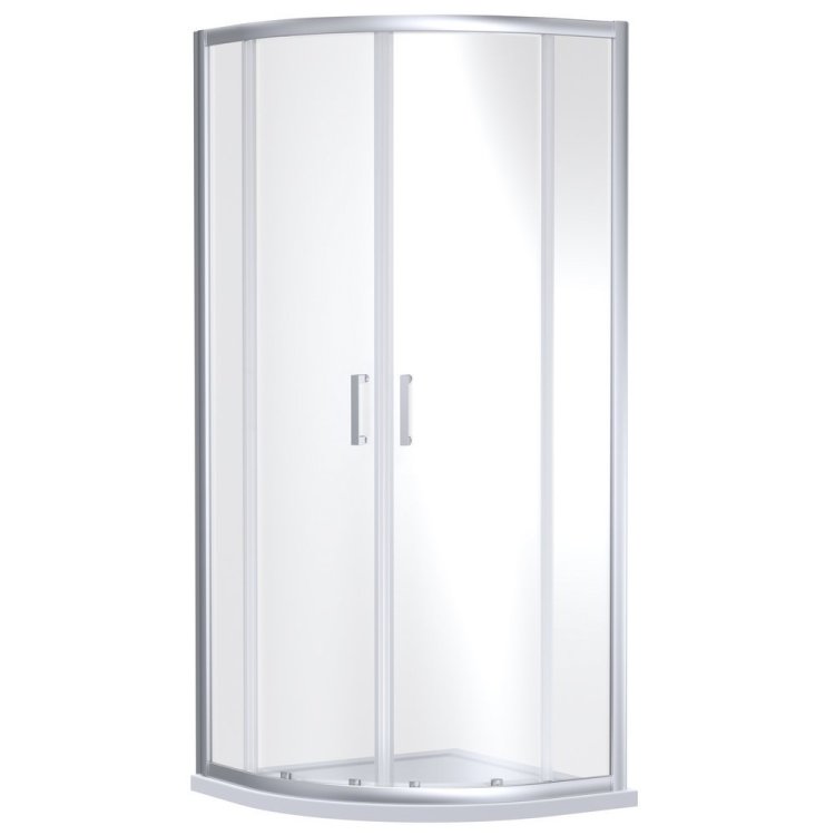 Nuie Rene 1000mm Chrome Framed Quadrant Shower Enclosure