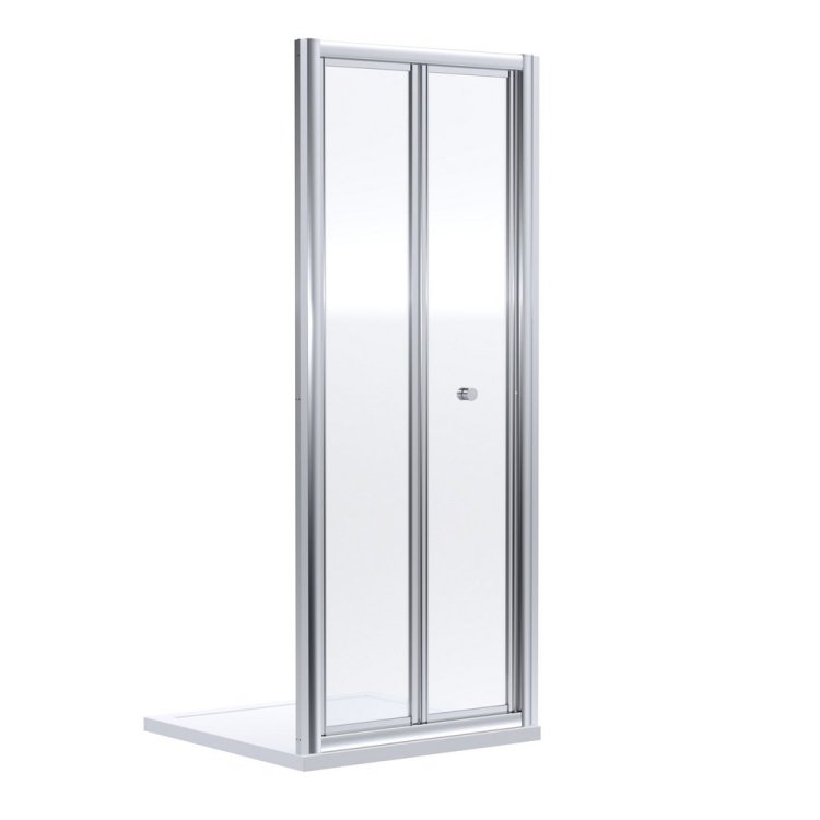 Nuie Rene 1000mm Chrome Framed Bifold Shower Door