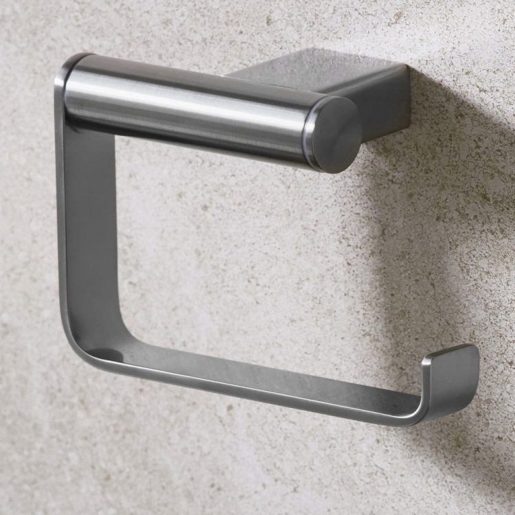 Miller Miami Brushed Nickel Toilet Roll Holder