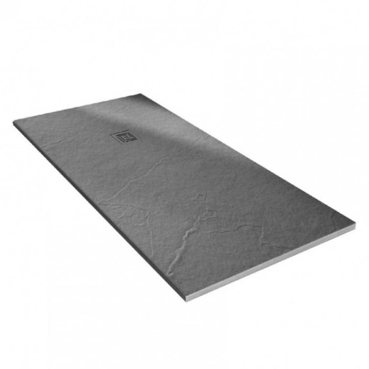 Merlyn Truestone Fossil Grey 1600 x 800mm Rectangular Tray