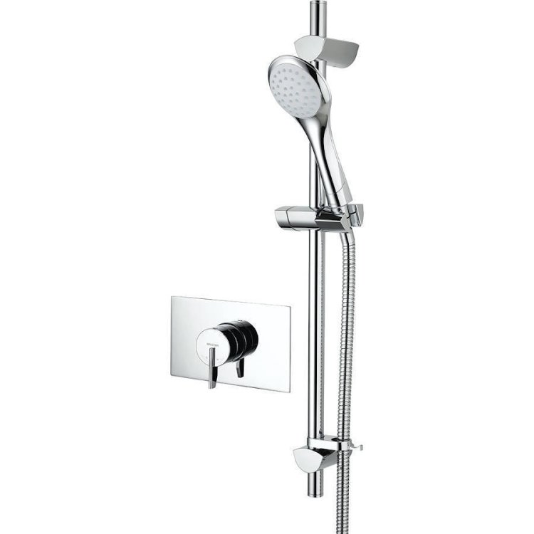 WSB-Bristan Sonique Recessed Valve with Adjustable Riser Kit-1