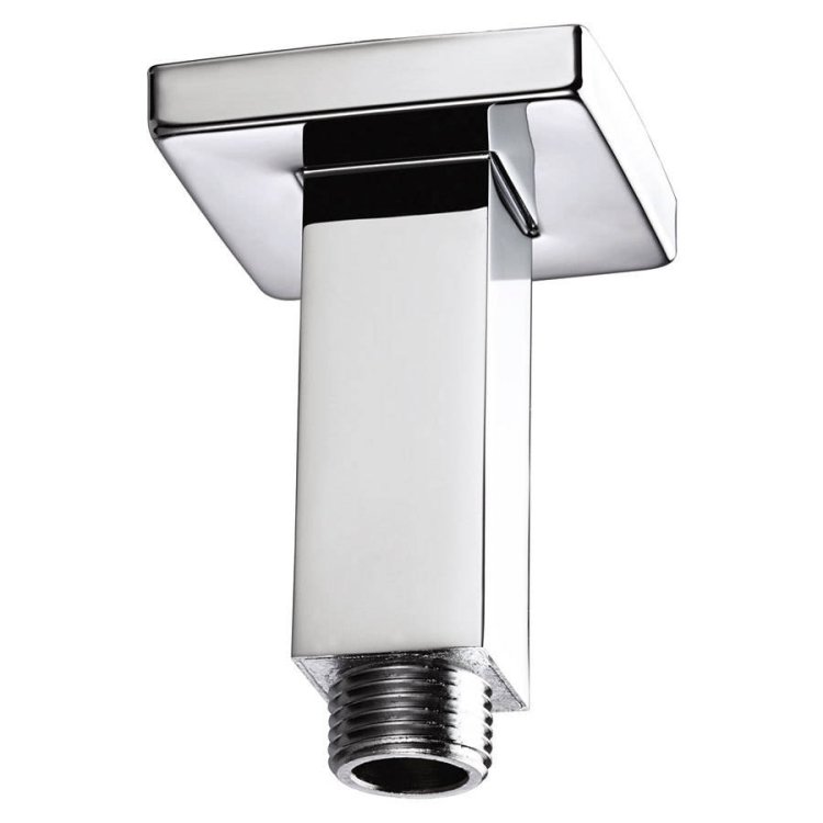 Bristan 75mm Chrome Square Ceiling Fed Shower Arm