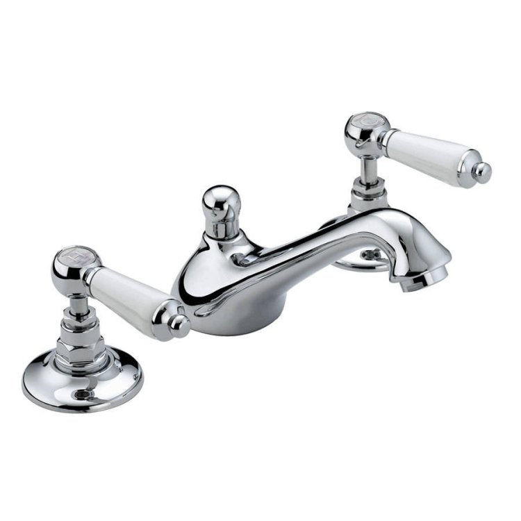 Bristan Renaissance Three Hole Basin Mixer