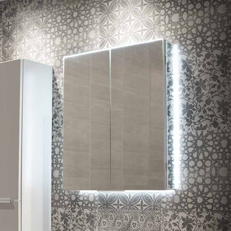 HiB Ether 60 LED Demisting Mirror Cabinet