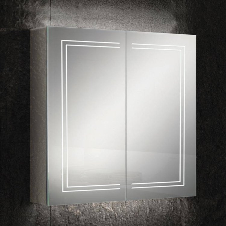 HiB Edge 80 LED Demisting Mirror Cabinet