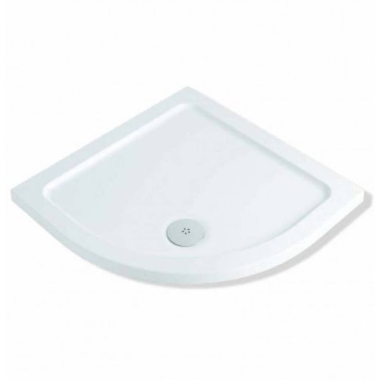 MX Elements 800mm Quadrant Flat Top Shower Tray