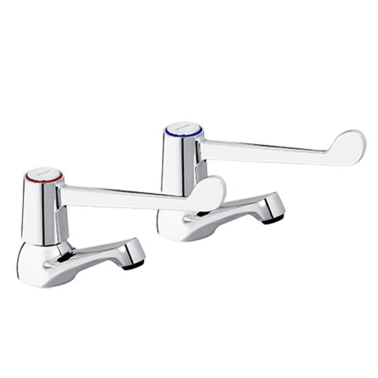 Bristan Lever Basin Taps with 6 Inch Levers-1