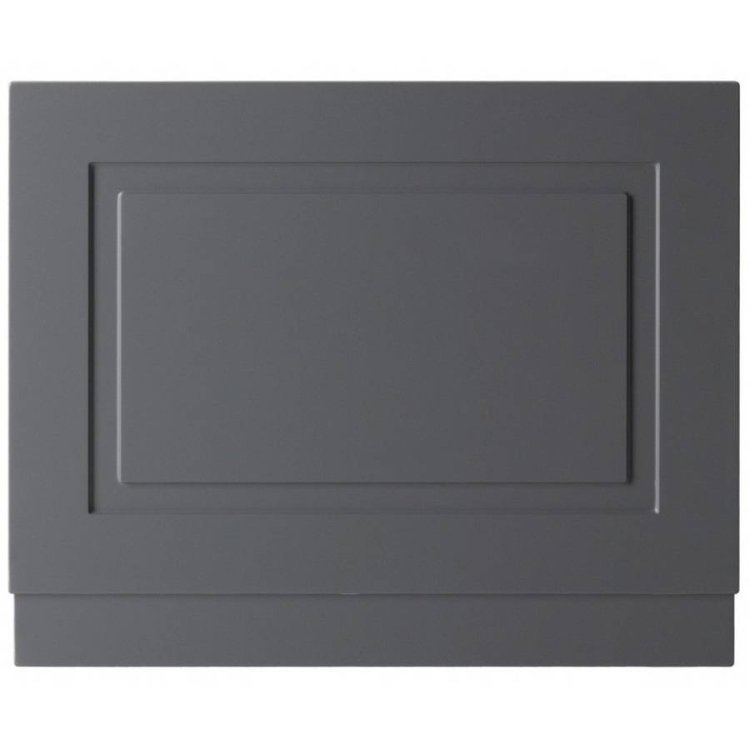 Kartell-Astley-800mm-Matt-Grey-Bath-End-Panel