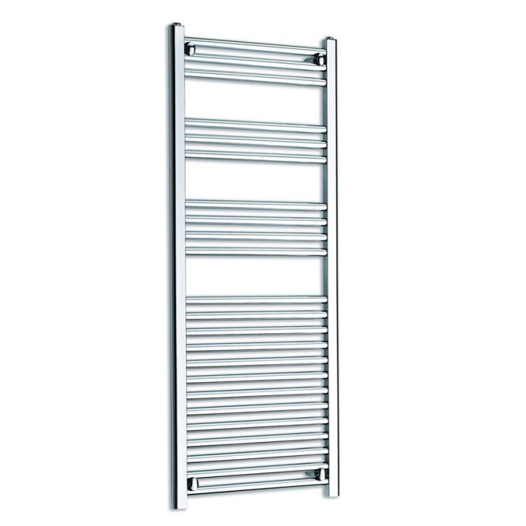 Kartell K-Rail 25mm Straight Chrome Towel Rail 1200 x 600mm