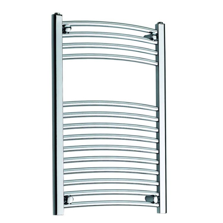 Kartell K-Rail 25mm Curved Chrome Towel Rail 800 x 300mm