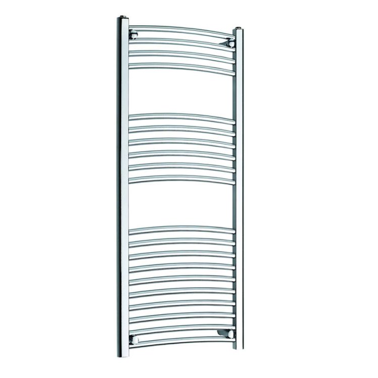 Kartell K-Rail 25mm Curved Chrome Towel Rail 1600 x 600mm