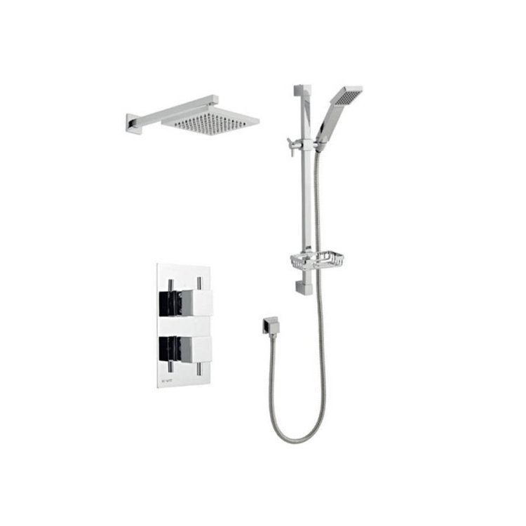 Kartell-Pure-Thermostatic-Concealed-Shower-Valve-with-Fixed-and-Adjustable-Heads