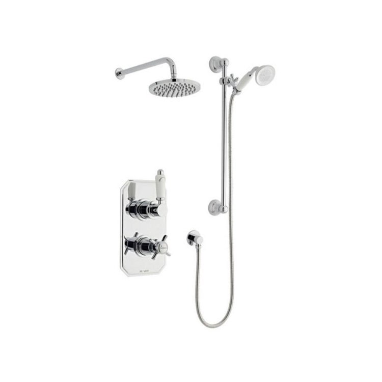 Kartell-Klassique-Thermostatic-Concealed-Shower-Valve-with-Fixed-and-Adjustable-Heads