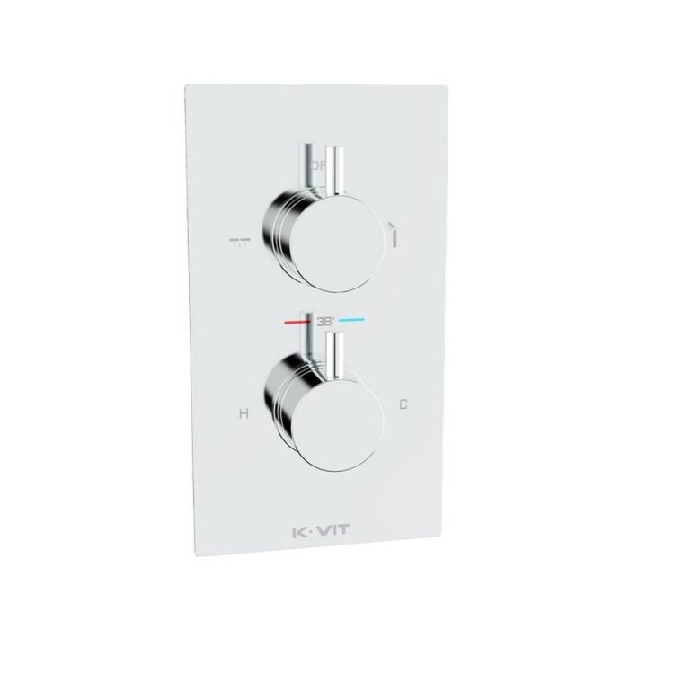 Kartell Plan Concealed Thermostatic Valve & Diverter