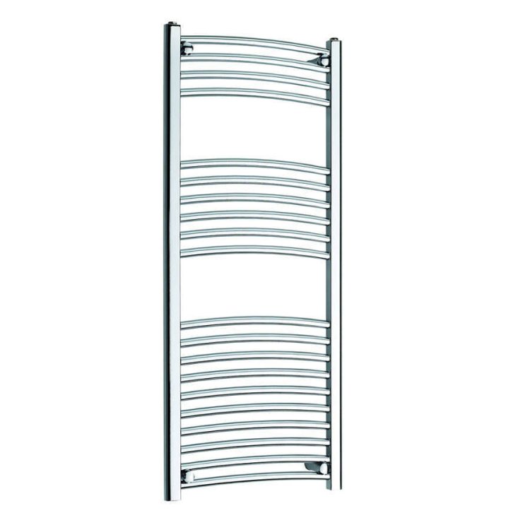 Kartell K-Rail 22mm Curved Chrome Towel Rail 1000 x 500mm