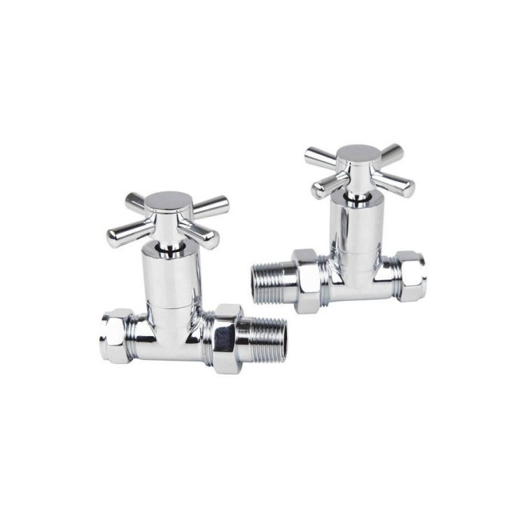 Kartell Straight Times Towel Rail Valves