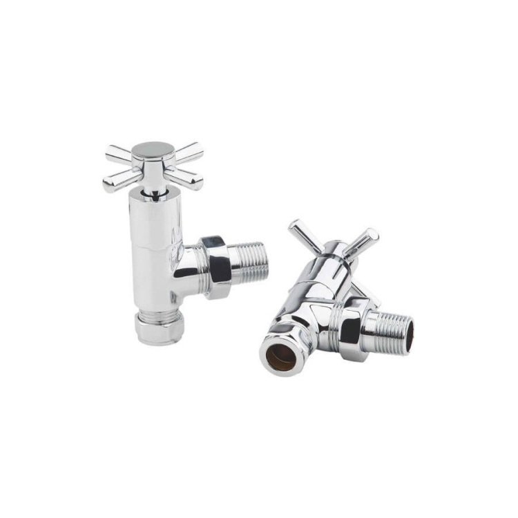 Kartell Angled Times Towel Rail Valves