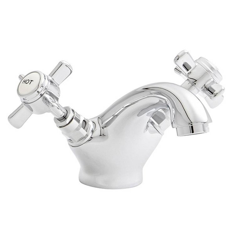 Kartell Klassique Mono Basin Mixer with Click Waste