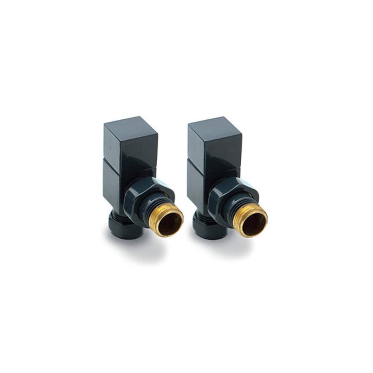 Reina Loge Anthracite Angled Valve