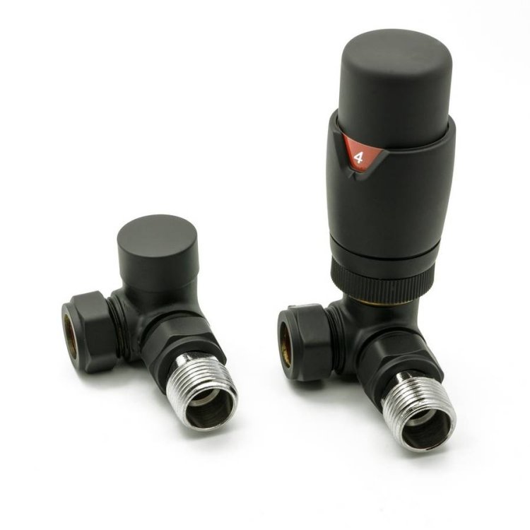 Reina Modal Anthracite Corner Valve