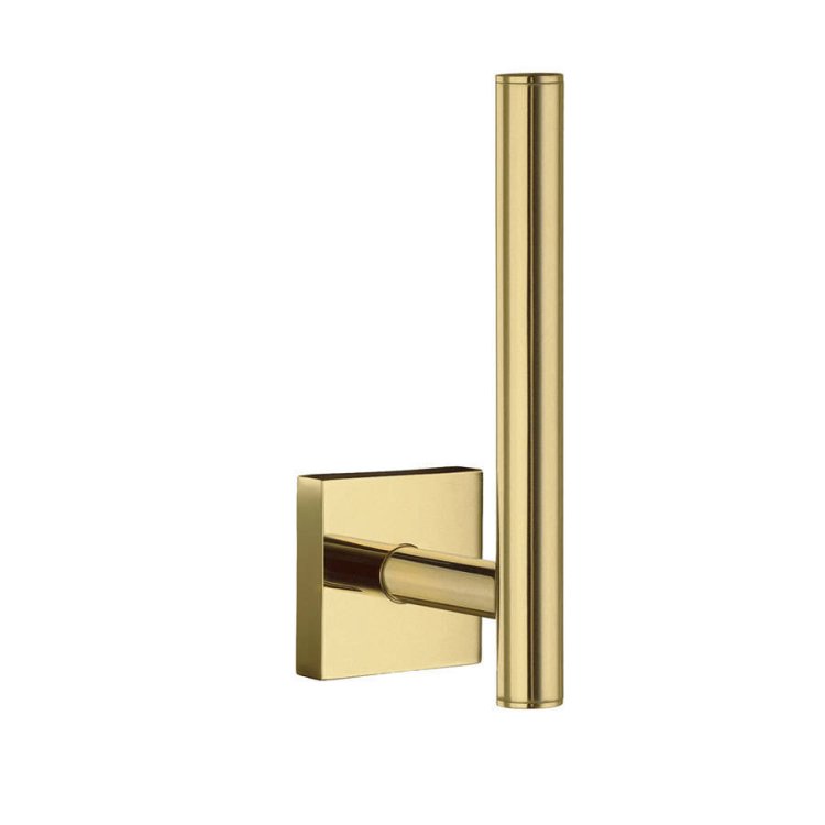 Smedbo House Polished Brass Spare Toilet Roll Holder