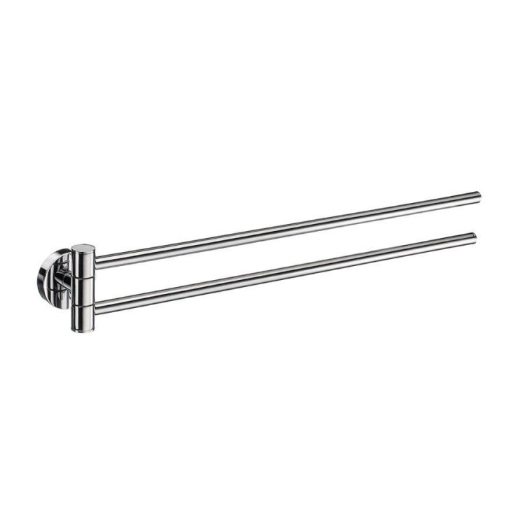 Smedbo Home Polished Chrome Swing Arm Towel Rail