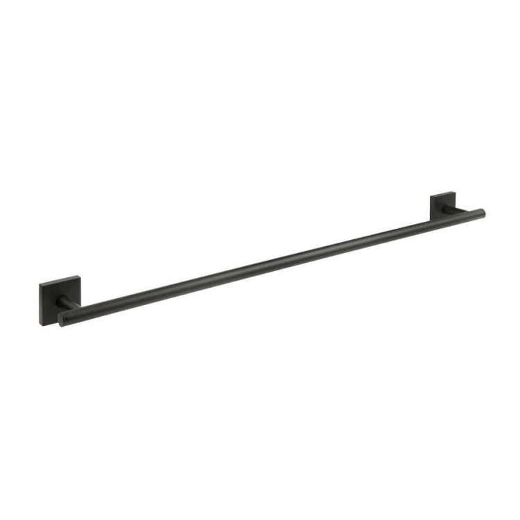 Smedbo House Black Single Towel Rail