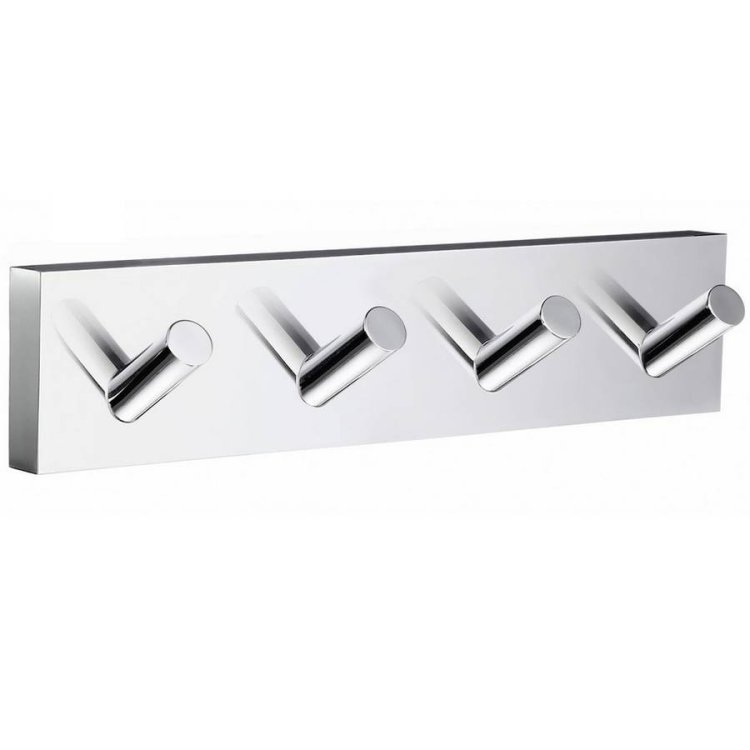 Smedbo House Polished Chrome Quadruple Hook