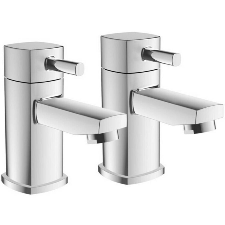 Ajax Weighton Chrome Bath Taps