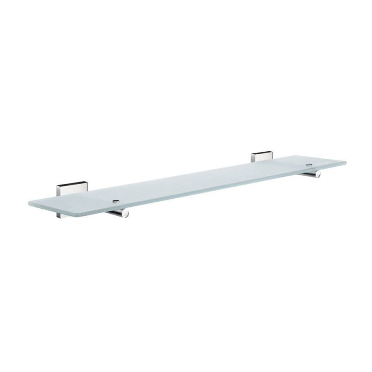 Smedbo House Polished Chrome Glass Shelf