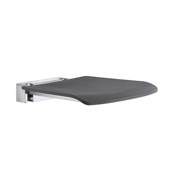 Smedbo-Living-Dark-Grey-Folding-Wall-Mounted-Shower-Seat