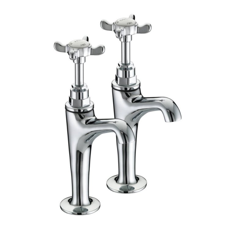 Bristan 1901 High Neck Kitchen Pillar Taps