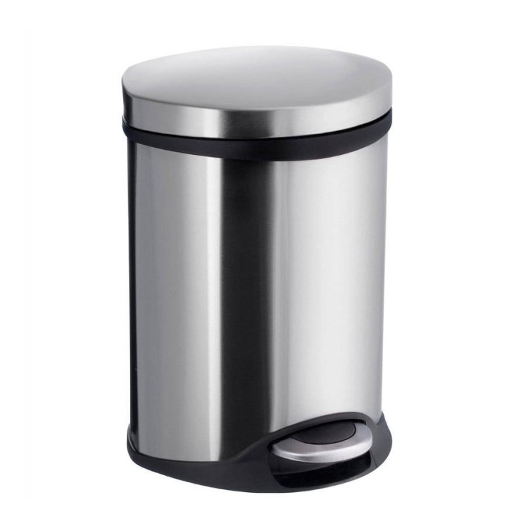 Smedbo Outline Lite Brushed Pedal Bin 6L Soft Close