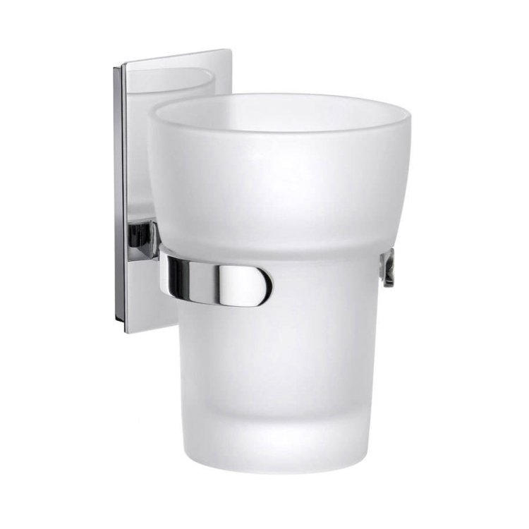 Smedbo Pool Polished Chrome Holder with Tumbler