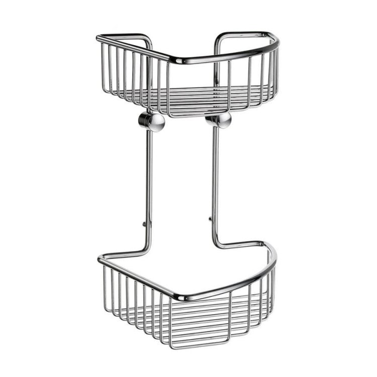 Smedbo Sideline Basic 207 x 207mm Double Corner Soap Basket