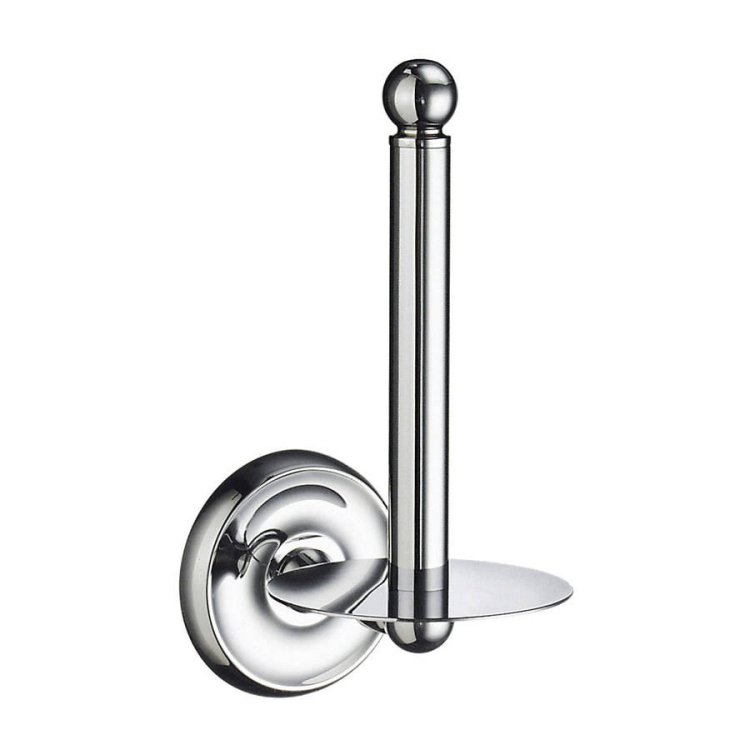 Smedbo Villa Polished Chrome Spare Toilet Roll Holder