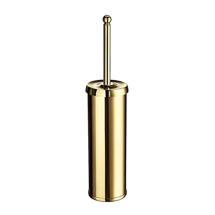 Smedbo-Villa-Polished-Brass-Toilet-Brush