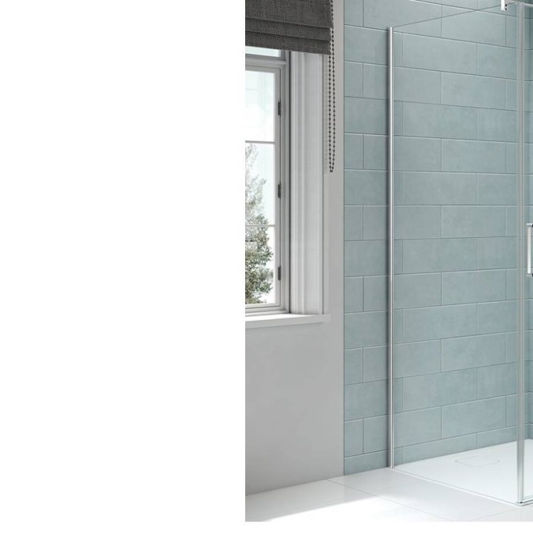 Merlyn 8 Series 900mm Side Panel for Frameless Sliding Door