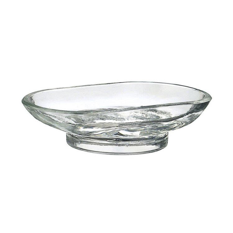 Smedbo-Xtra-Spare-Clear-Glass-Soap-Dish-V248G